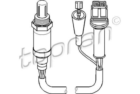 Лямбда-зонд TOPRAN / HANS PRIES 107542