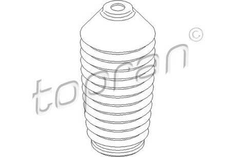Захисний ковпак / пильовик, амортизатор TOPRAN / HANS PRIES 107642