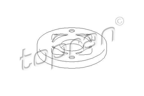 Тарілка пружини клапана TOPRAN / HANS PRIES 108083