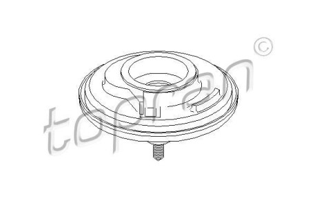 Тарілка пружини клапана TOPRAN / HANS PRIES 108298