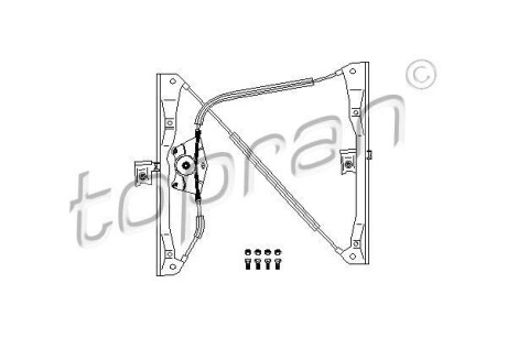 Склопідіймач TOPRAN / HANS PRIES 108669