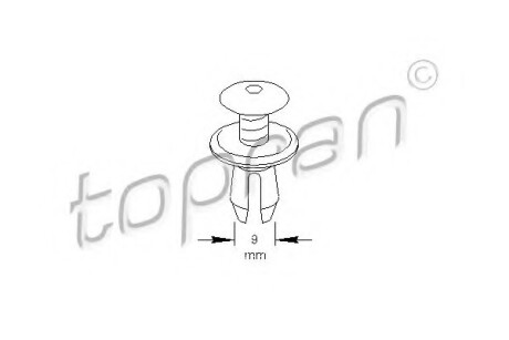 Пружинный зажим TOPRAN / HANS PRIES 108802