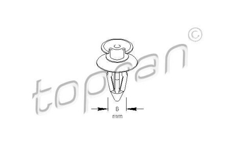 Пружинный зажим TOPRAN / HANS PRIES 109024