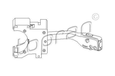 Перемикач склоочисника TOPRAN / HANS PRIES 109133