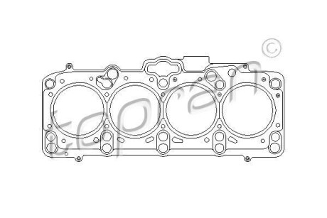 Прокладка головки циліндрів TOPRAN / HANS PRIES 109359