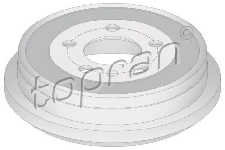 Гальмівний барабан TOPRAN / HANS PRIES 110039