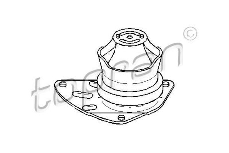 Подушка двигуна TOPRAN / HANS PRIES 110125