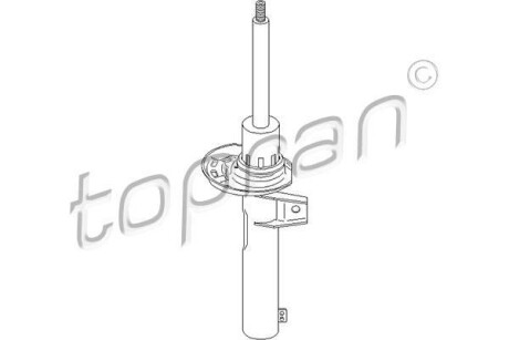 Амортизатор TOPRAN / HANS PRIES 110160