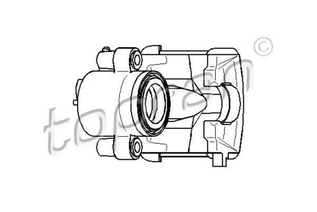 Супорт гальмівний TOPRAN / HANS PRIES 110282