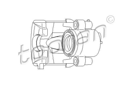 Супорт гальмівний TOPRAN / HANS PRIES 110283
