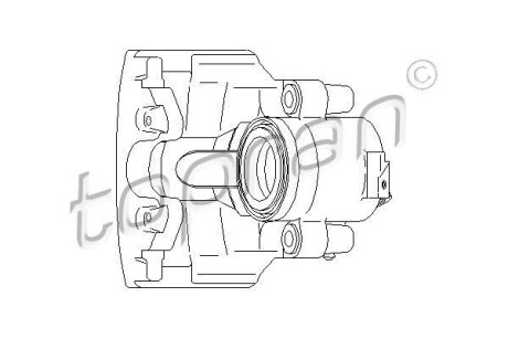 Супорт гальмівний TOPRAN / HANS PRIES 110288