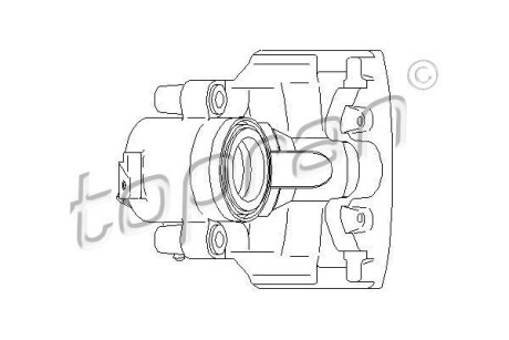 Супорт гальмівний TOPRAN / HANS PRIES 110289