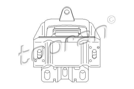 Подушка двигуна TOPRAN / HANS PRIES 110388