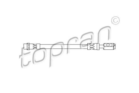 Шланг гальмівний TOPRAN / HANS PRIES 110413