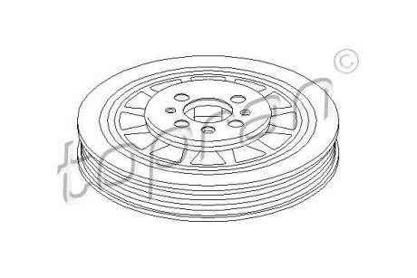 Шків колінвалу TOPRAN / HANS PRIES 110960