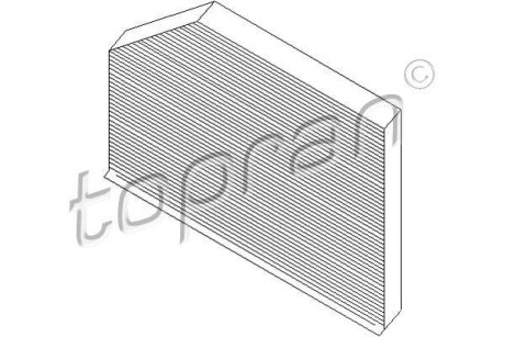 Фільтр повітря (салону) TOPRAN / HANS PRIES 111124