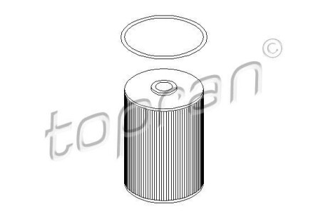 Фільтр палива TOPRAN / HANS PRIES 111169