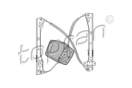 Склопідіймач TOPRAN / HANS PRIES 111270