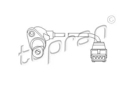 Датчик обертів колінвалу TOPRAN / HANS PRIES 111378
