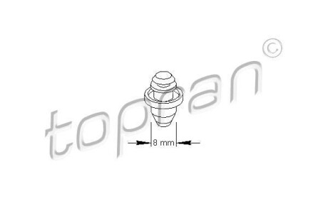 Пружинный зажим TOPRAN / HANS PRIES 111489