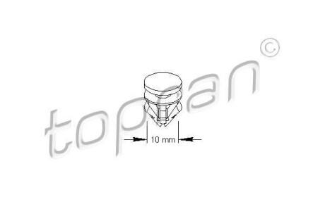 Пружинный зажим TOPRAN / HANS PRIES 111491