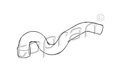 Патрубок резиновий системи охолодження TOPRAN / HANS PRIES 111549