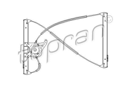 Склопідіймач TOPRAN / HANS PRIES 111698