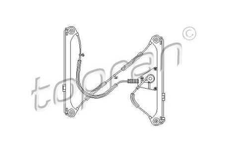Склопідіймач TOPRAN / HANS PRIES 111713