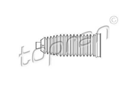 Пильовик кермової рейки TOPRAN / HANS PRIES 111905