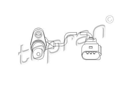 Датчик частоты вращения, управление двигателем TOPRAN / HANS PRIES 112109