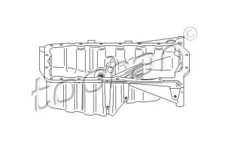 Масляний піддон TOPRAN / HANS PRIES 112339