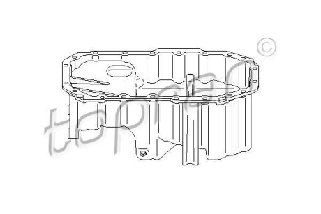 Масляний піддон TOPRAN / HANS PRIES 112344