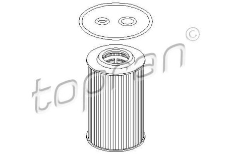 Фільтр масла TOPRAN / HANS PRIES 112939