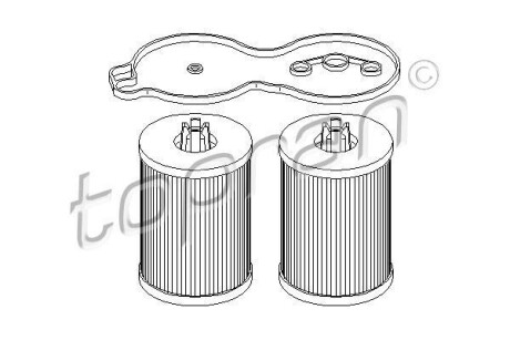 Фільтр палива TOPRAN / HANS PRIES 113546