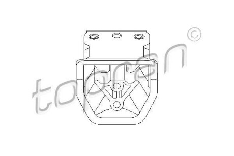 Подушка двигуна TOPRAN / HANS PRIES 201384