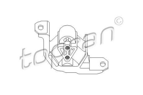 Подушка двигуна TOPRAN / HANS PRIES 201401