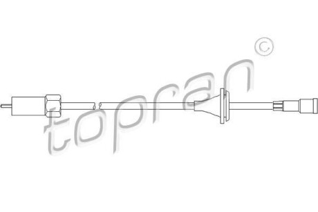 Трос спiдометра TOPRAN / HANS PRIES 202220