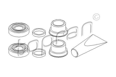 Ремкомплект супорта гальмівного TOPRAN / HANS PRIES 202451