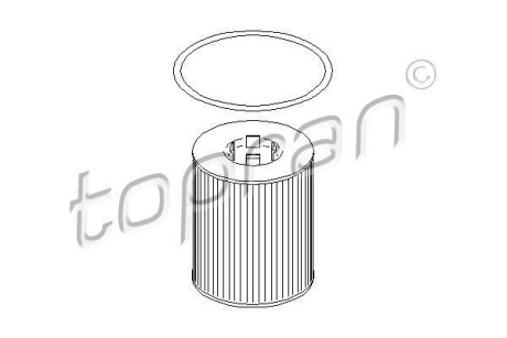 Фільтр масла TOPRAN / HANS PRIES 205593