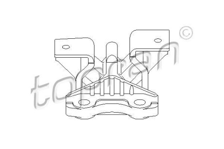 Подушка двигуна TOPRAN / HANS PRIES 206155