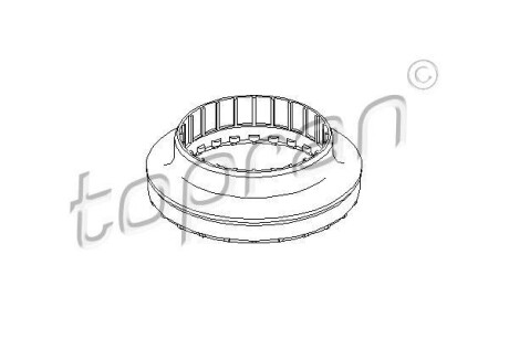Подшипник качения, опора стойки амортизатора TOPRAN / HANS PRIES 206450