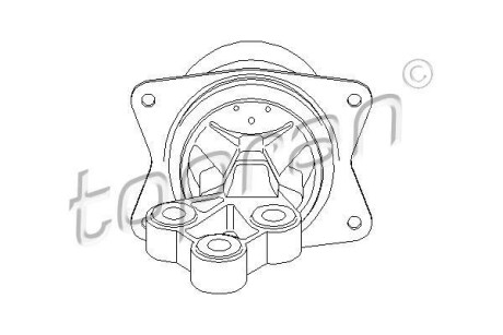 Подушка двигуна TOPRAN / HANS PRIES 206575