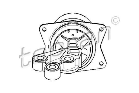 Подушка двигуна TOPRAN / HANS PRIES 206576