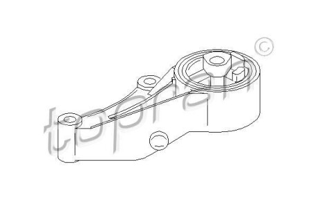 Подушка двигуна TOPRAN / HANS PRIES 207040