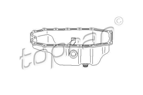 Масляний піддон TOPRAN / HANS PRIES 207316
