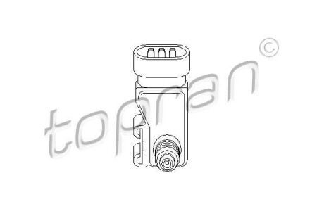 Датчик, давление во впускном газопроводе TOPRAN / HANS PRIES 207423