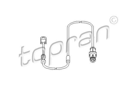 Датчик зносу гальмівних колодок TOPRAN / HANS PRIES 207453