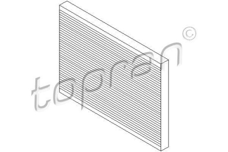 Фільтр повітря (салону) TOPRAN / HANS PRIES 207568