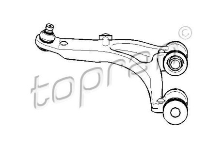 Важіль незалежної підвіски колеса TOPRAN / HANS PRIES 207783