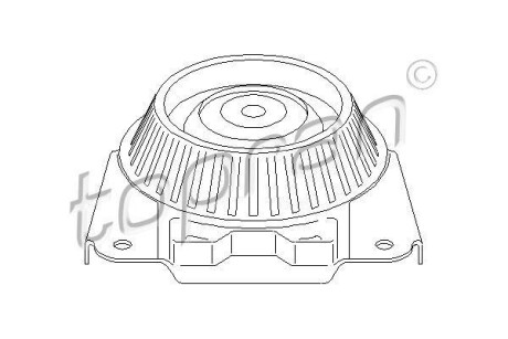 Опора стійка амортизатора TOPRAN / HANS PRIES 301228